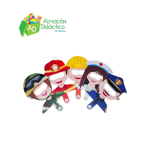 CARETAS DE SERVIDORES PUBLICOS SILUETAS