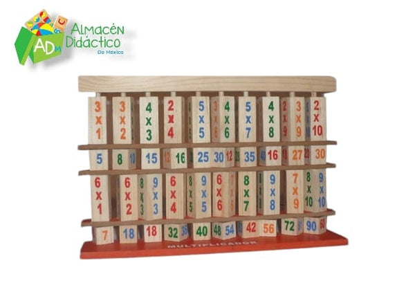 ABACO TABLAS MULTIPLICAR MADERA