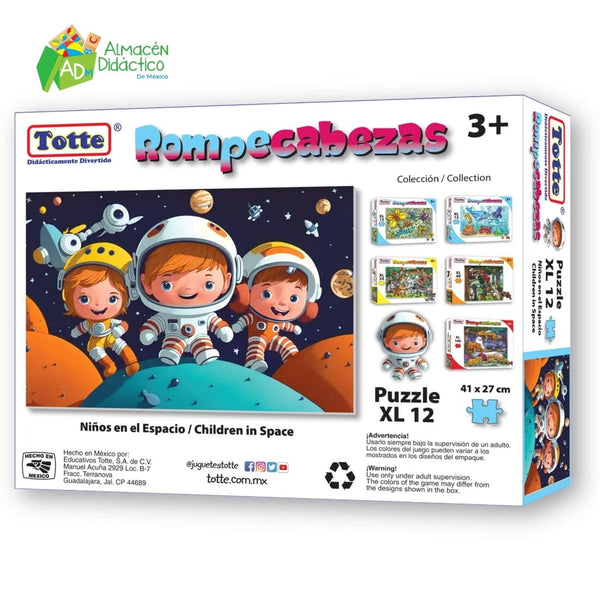 ROMPECABEZAS NIÑOS EN EL ESPACIO