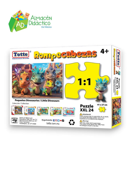 ROMPECABEZAS PEQUEÑOS DINOSAURIOS