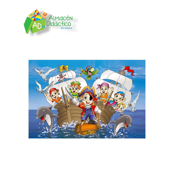 ROMPECABEZAS NIÑOS PIRATA