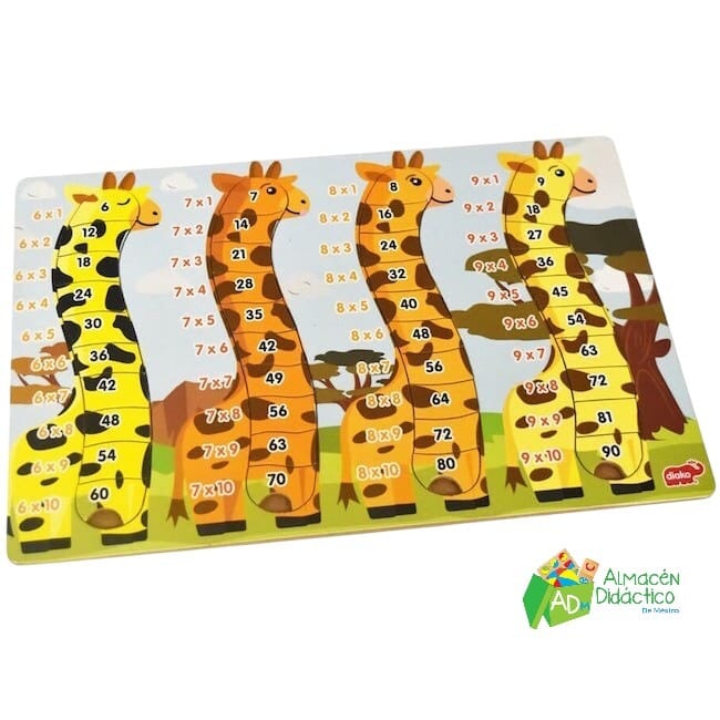 R TABLAS MULTIPLICAR MADERA