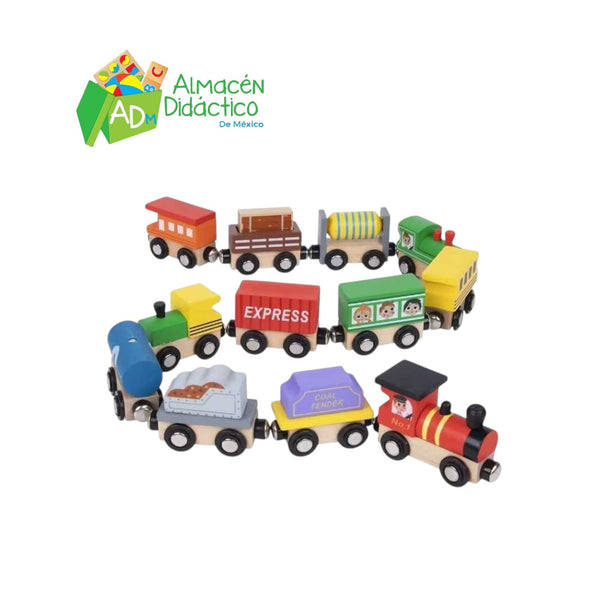 SET TREN DE MADERA CONECTABLE