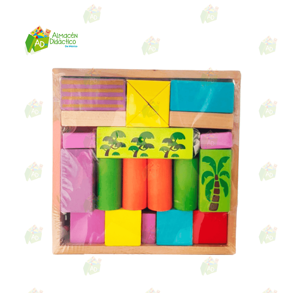 BLOQUES DE CONSTRUCCION DE MADERA