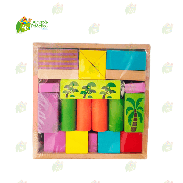 BLOQUES DE CONSTRUCCION DE MADERA