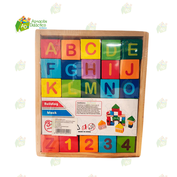 CAJA CUBOS ABECEDARIO