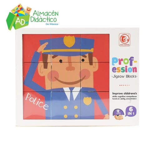 9 CUBOS PROFESIONES