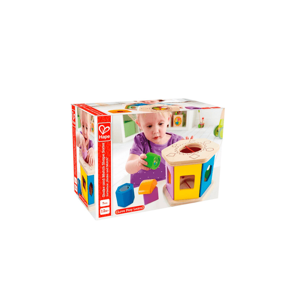 Clasificador de formas agita y combina Hape