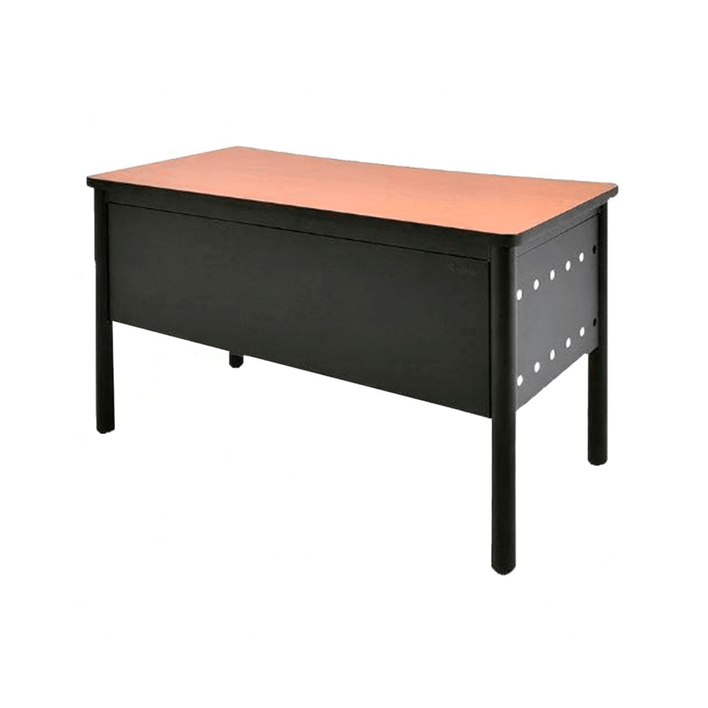 Escritorio para maestro con faldón y cajoneras