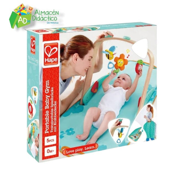 GIMNASIO PORTATIL PARA BEBE - HAPE - PORTABLE BABY GYM