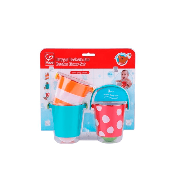 Juego de cubetas para bebés Hape