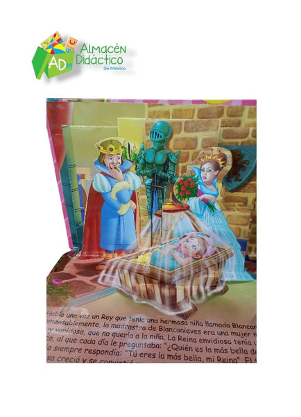 LIBRO -3D BLANCANIEVES