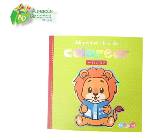 LIBRO COLOREAR Y ESCRIBIR COLOR-VERDE