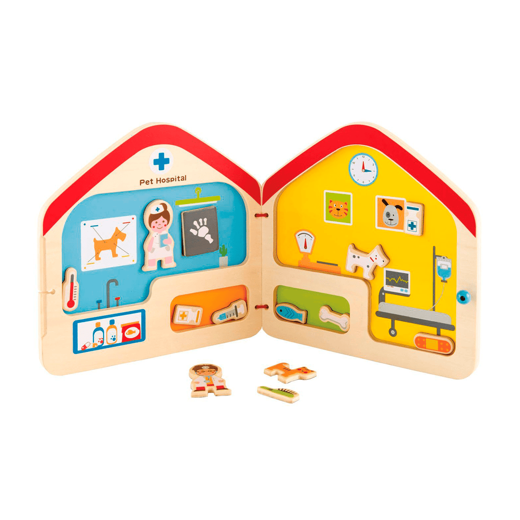 Libro magnético infantil veterinario Hape