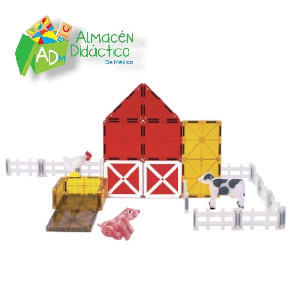 Magna Tiles de Construcción Granja para Niños