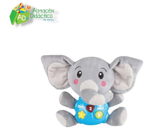 PELUCHE DIDACTICO- ELEFANTE