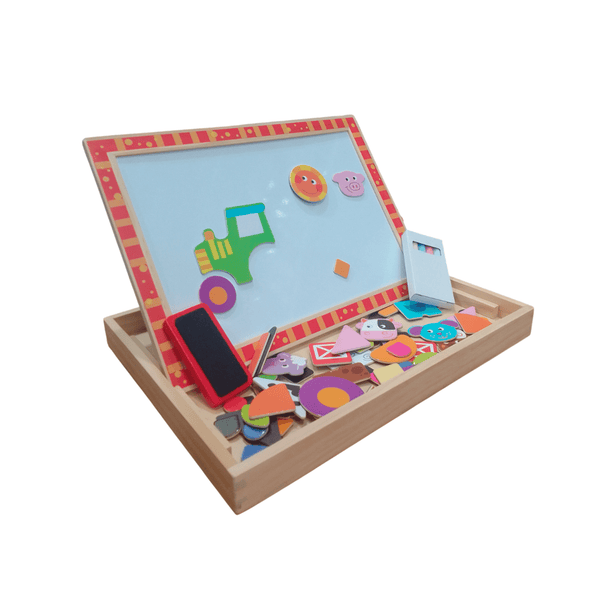 Pizarra magnética granja