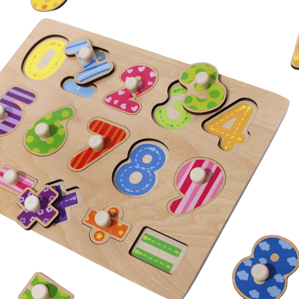 Rompecabezas de números con pija