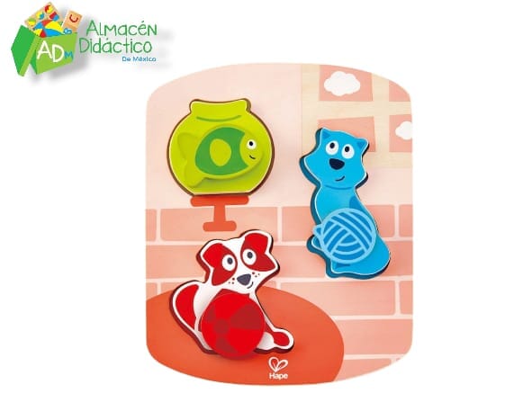 ROMPECABEZAS DINAMICO DE MASCOTAS - HAPE - DYNAMIC PET PUZZLE