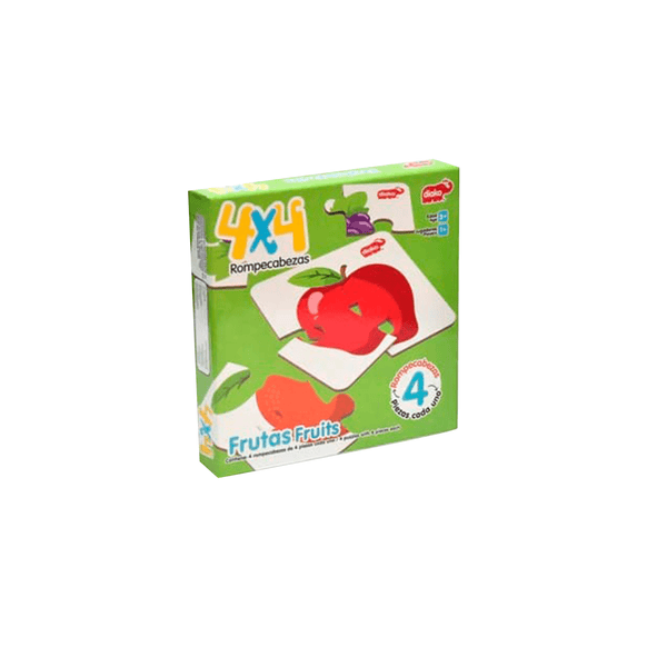 Rompecabezas de frutas 4x4