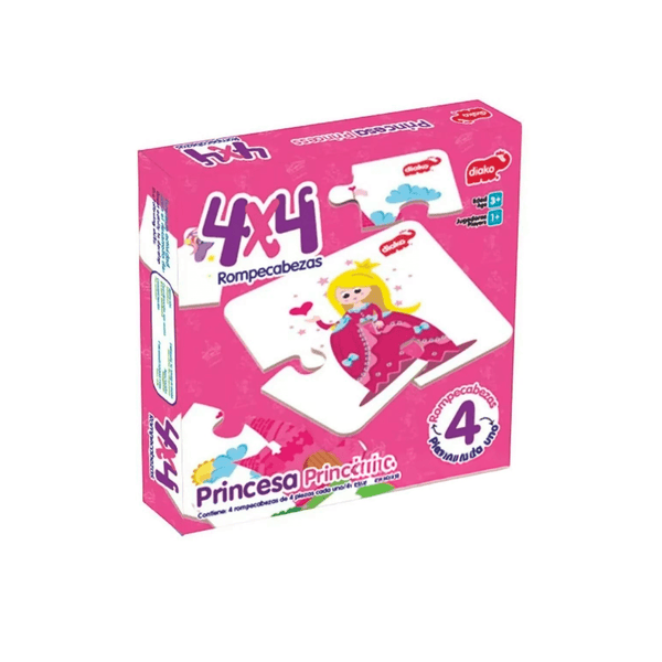 Rompecabezas de princesa 4x4