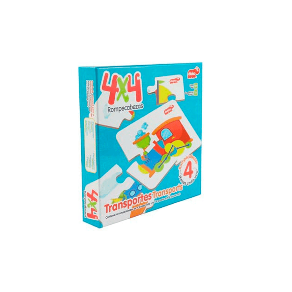 Rompecabezas de transportes 4x4