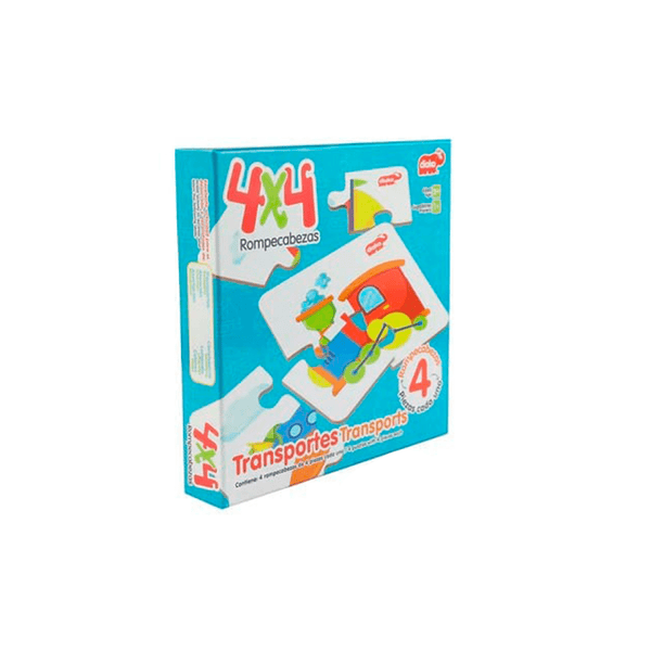Rompecabezas de transportes 4x4
