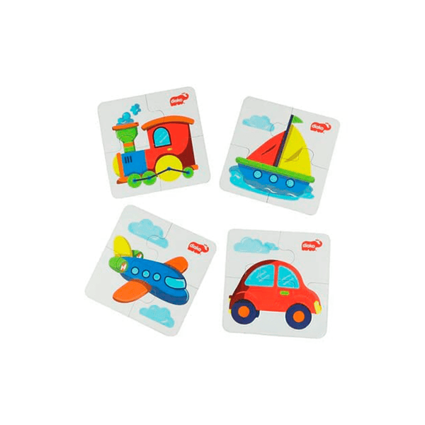 Rompecabezas de transportes 4x4