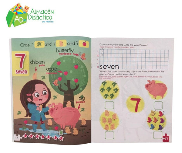 STEP BY STEP - NUMBERS 1 A TO 10