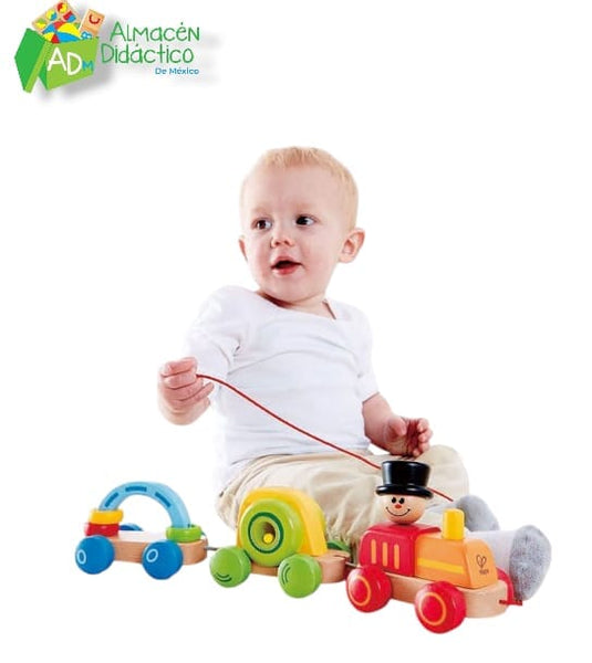 TREN DE JUEGO TRIPLE  - HAPE  -  TRIPLE PLAY TRAIN