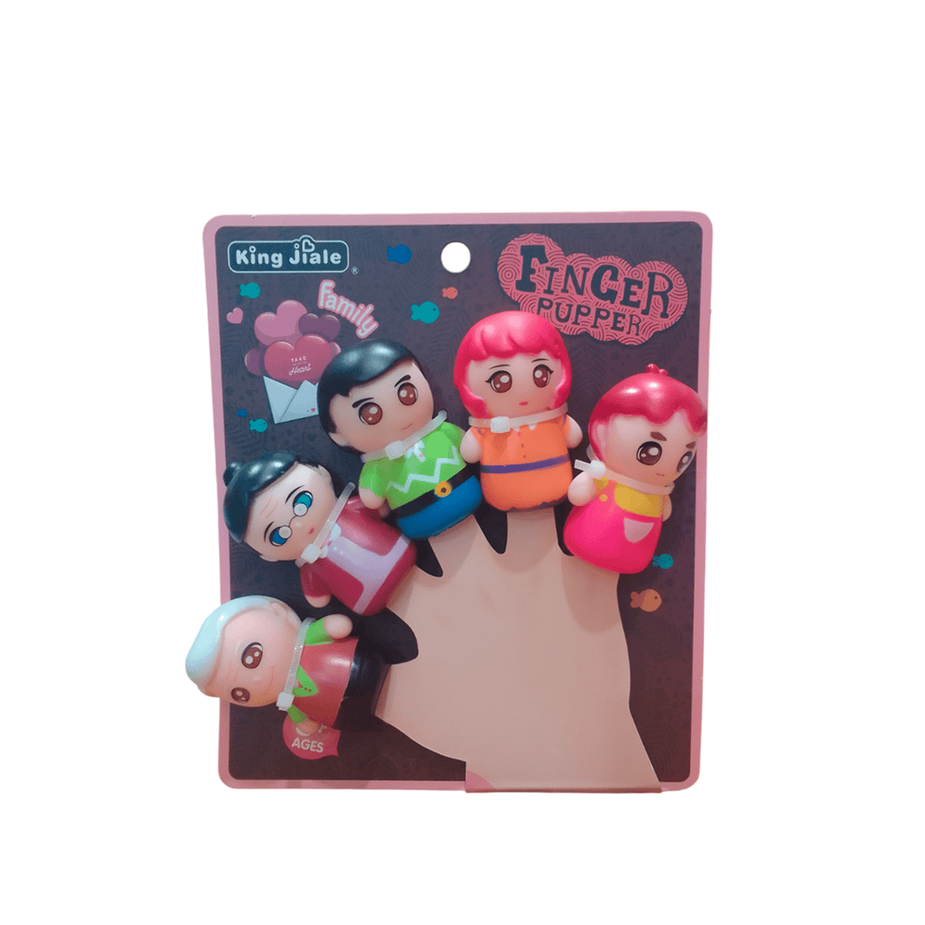 Títeres de dedo de plástico