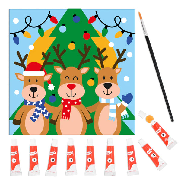 PINTA POR NUMERO TRES RENOS