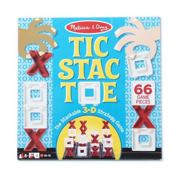 JUEGO DEL GATO EN 3D - MELISSA & DOUG - TIC STAC TOE / STACKABLE NOUGHTS CROSSES GAME