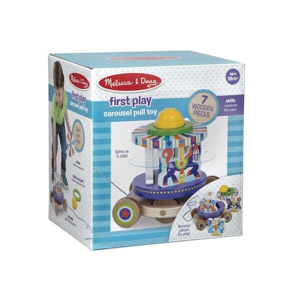 PRIMER CARRUSEL - MELISSA & DOUG - CAROUSEL PULL TOY