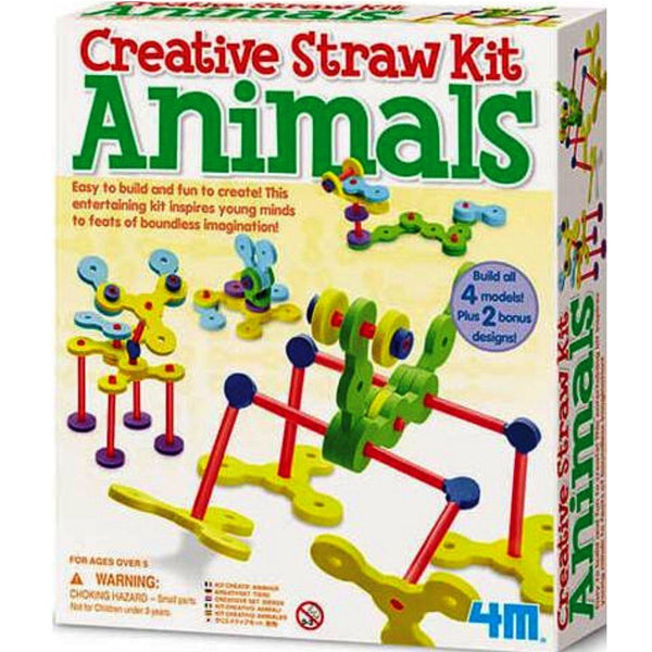 CREATIVE STRAW KIT ANIMALS