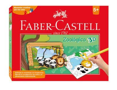 SET CREATIVO DE ZOOLOGICO 3D - FABER CASTELL -