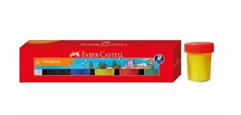 PINTURA TEMPERA COLORES PRIMARIOS - FABER CASTELL