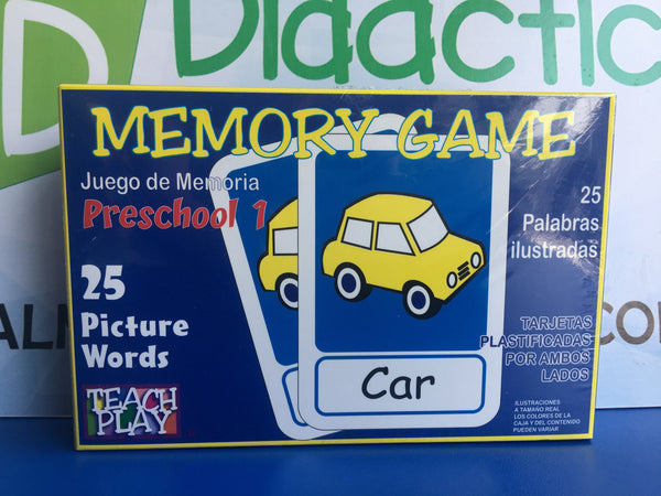 MEMORY GAME PRESCHOOL 1