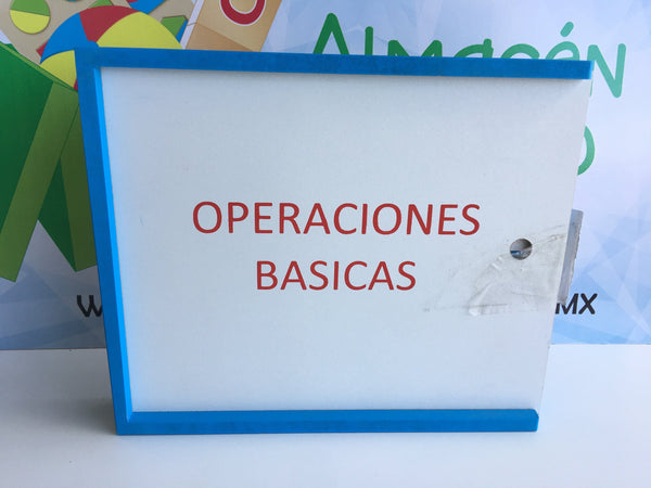 CAJA DE MADERA OPERACIONES BÁSICAS NÚMEROS Y SIGNOS