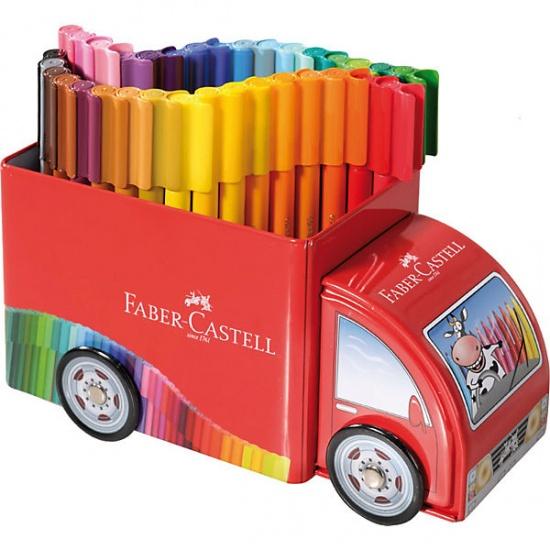 ESTUCHE CAMION CONECTOR CON 33 PLUMONES - FABER CASTELL - CONNECTOR TRUCK