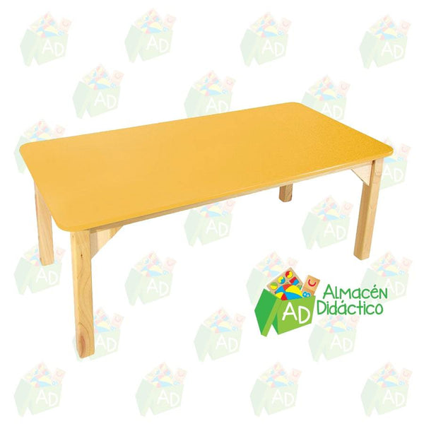 MESA RECTANGULAR DE MADERA