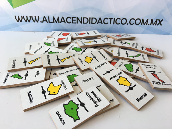 DOMINO DE MADERA REPUBLICA MEXICANA