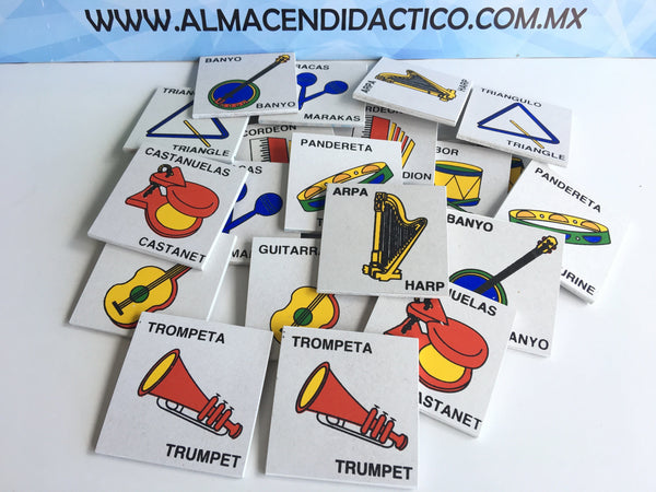 MEMORAMA DE INSTRUMENTOS MUSICALES