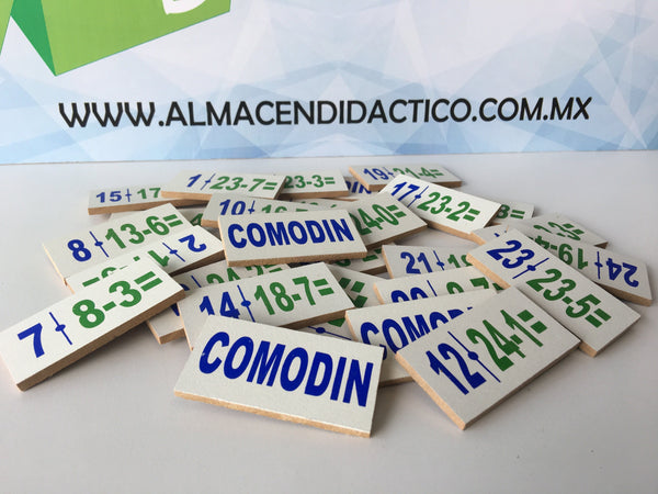 DOMINO DE MADERA RESTAS