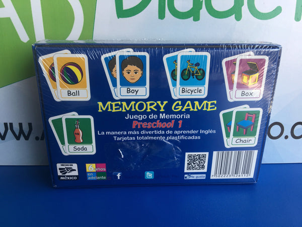 MEMORY GAME PRESCHOOL 1