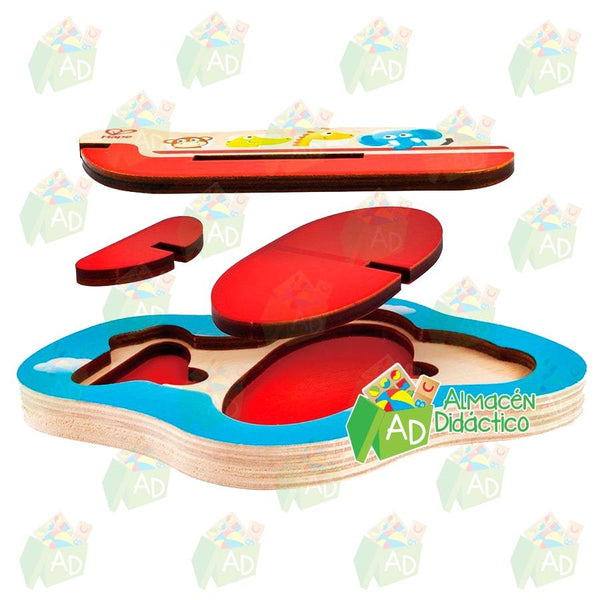 ROMECABEZAS DE AVIÓN EN 3D - HAPE - 3D AIRPLANE PUZZLE