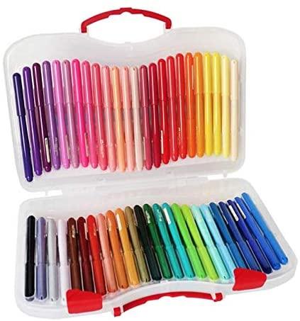 PLUMON FIESTA ESTUCHE RIGIDO 60 PZAS - FABER CASTELL