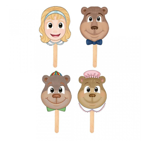 MÁSCARAS PARA CUENTOS RICITOS DE ORO