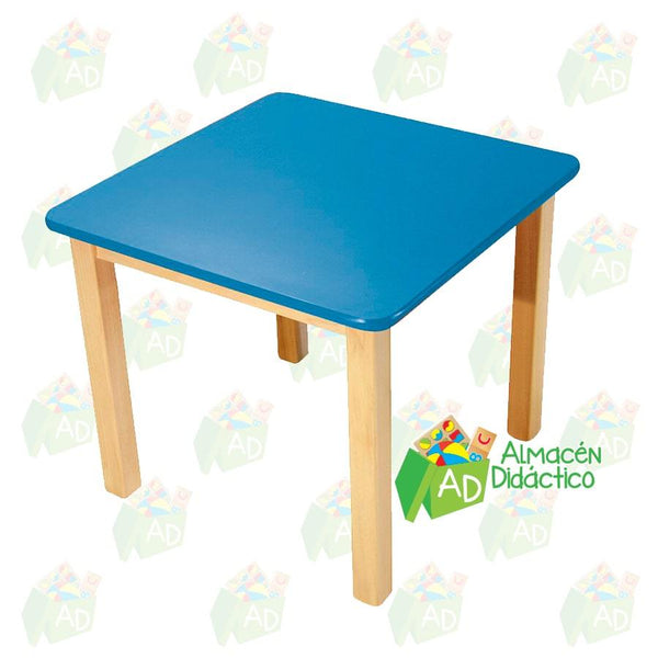 MESA CUADRADA DE MADERA