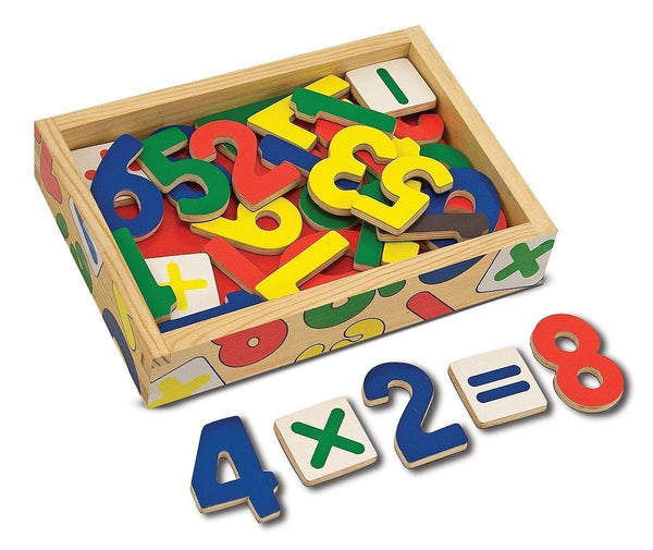 NUMEROS MAGNETICOS DE MADERA - MELISSA & DOUG - MAGNETIC NUMBERS